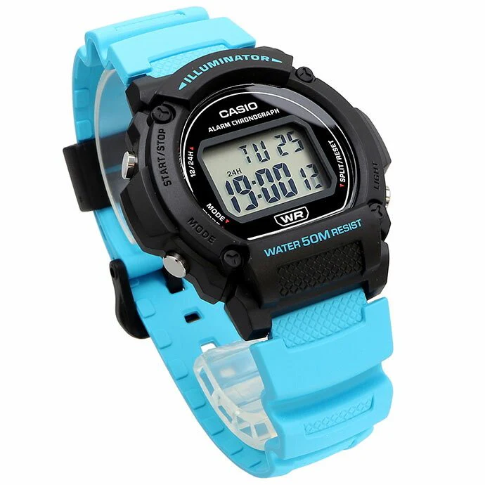 W-219H-2A2V Reloj Casio para Hombre, Illuminator con Cronógrafo - Image 2