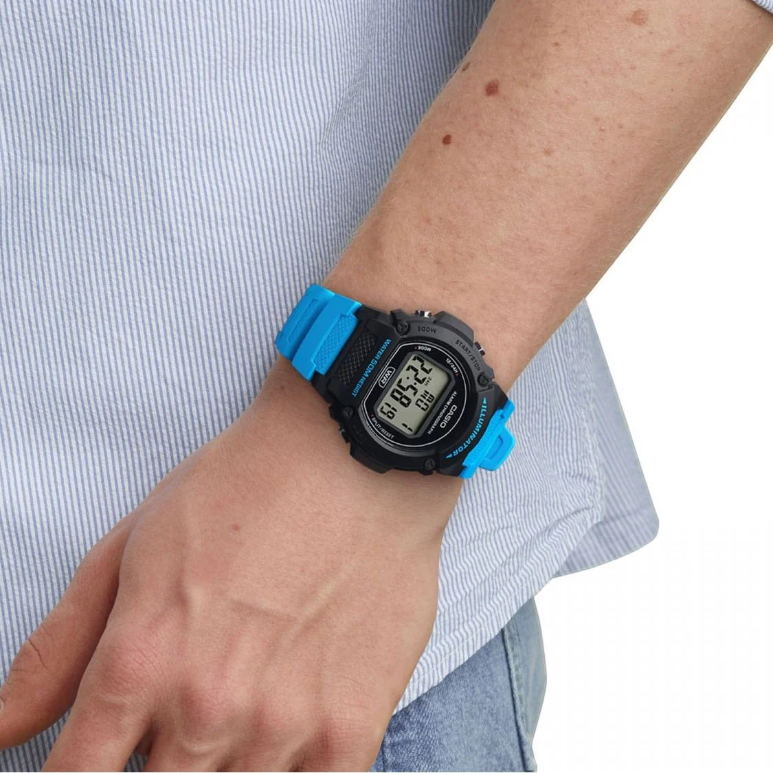 W-219H-2A2V Reloj Casio para Hombre, Illuminator con Cronógrafo - Image 5