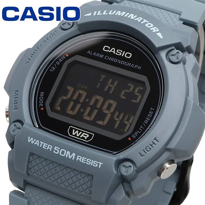 W-219HC-2BV Reloj Casio para Hombre Illuminator Alarma Cronógrafo - Image 2