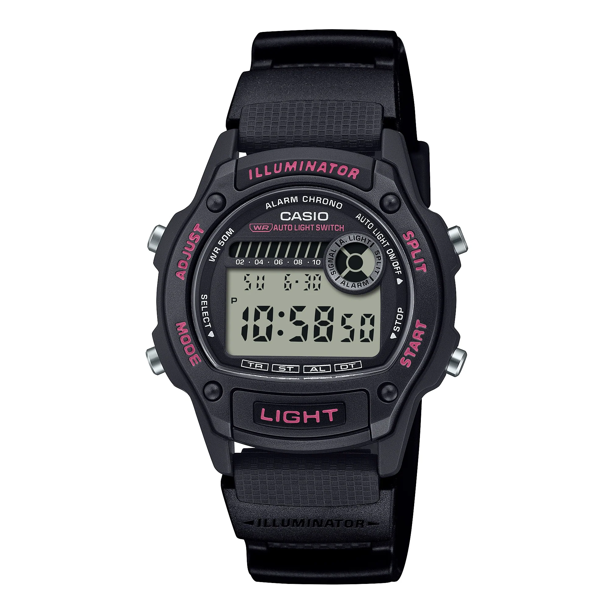 W-220H-1A2V Reloj Casio de caballero correa de silicona