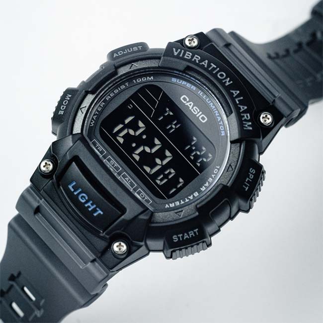 W-736H-8BV Reloj Casio para Hombre, Alarma Vibrante Super Illuminantor - Image 5