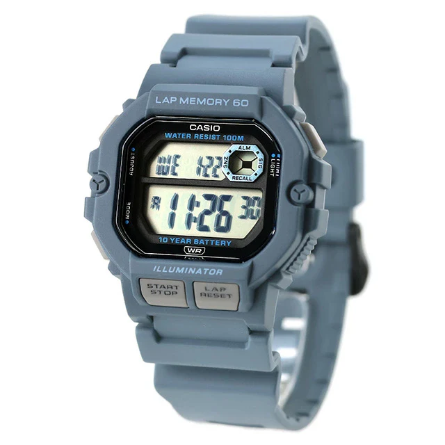 WS-1400H-2AV Casio de caballero pulsera de resina 10 años de bateria - Image 2