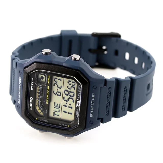 WS-1600H-2AV Casio Reloj para Hombre, Illuminator 10 Años de Batería - Image 2