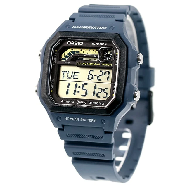 WS-1600H-2AV Casio Reloj para Hombre, Illuminator 10 Años de Batería - Image 5