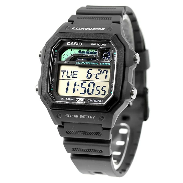 WS-1600H-8AV Casio Reloj para Hombre, Illuminator 10 Años de Batería - Image 5