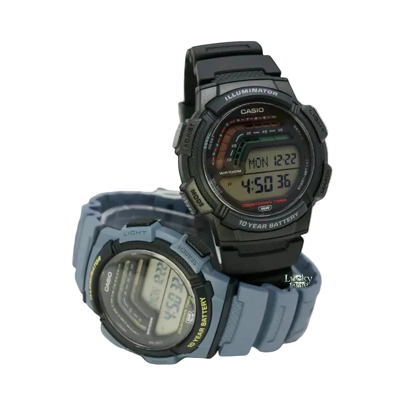 WS-1800-1AV Relojes Casio de hombre correa de caucho - Image 2