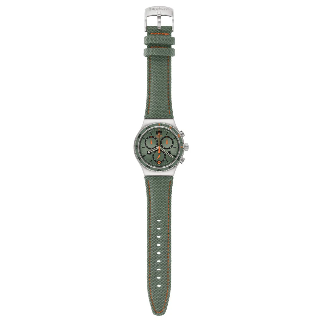 YVS402 Reloj Swatch L'Heure du Marais de hombre correa de tela - Image 3