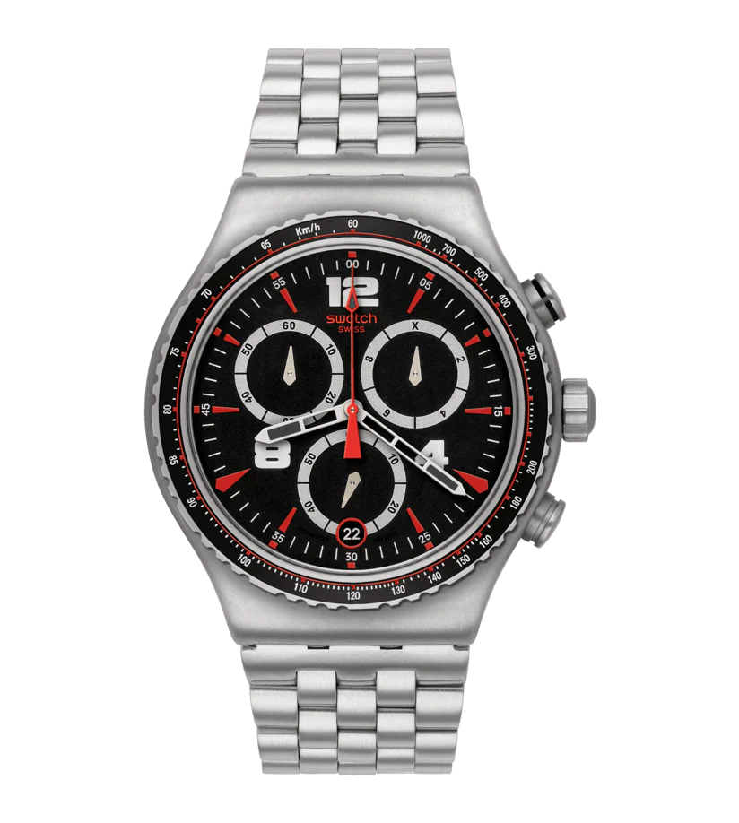 YVS404GE Swatch Pudong Restyled de caballero pulsera de metal