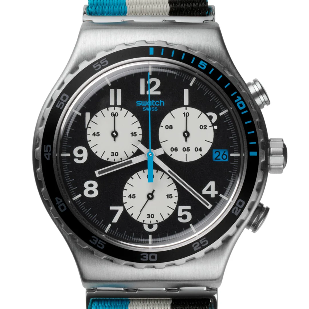 YVS409 Reloj Swatch Skybond de hombre correa de tela - Image 2