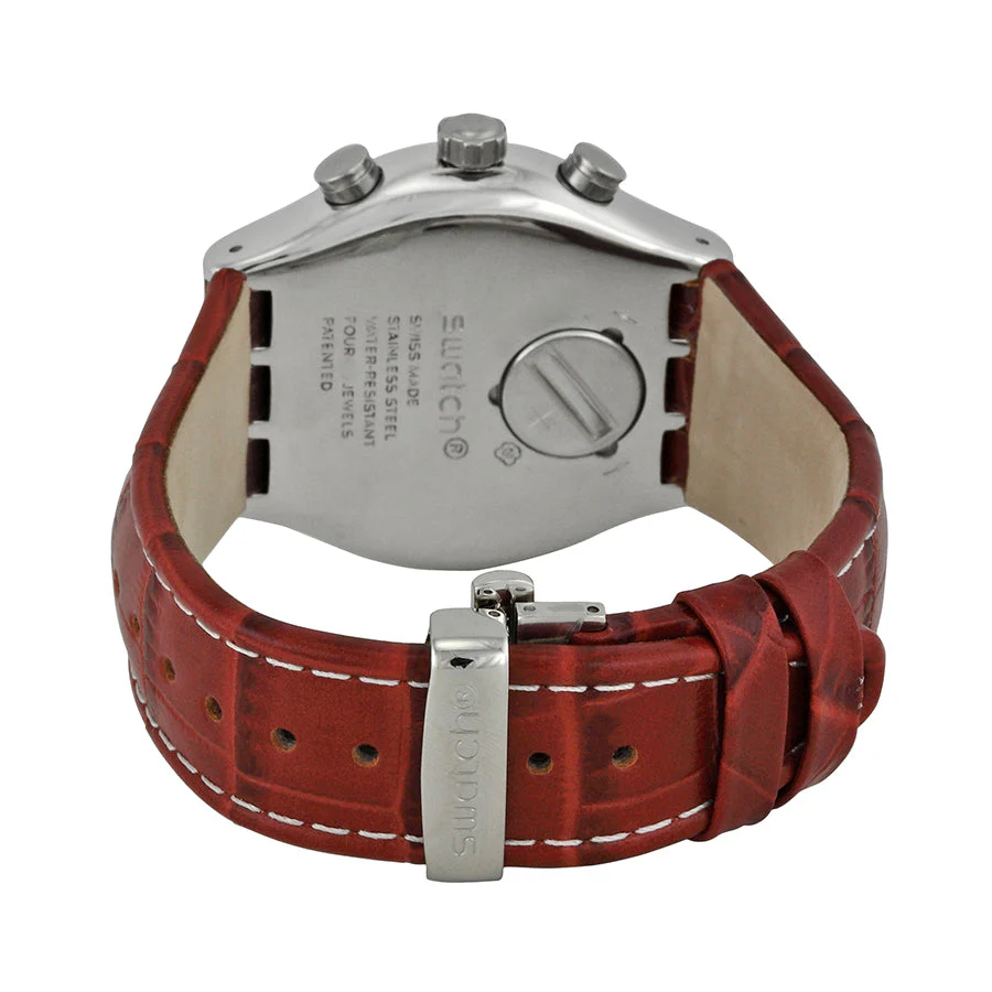 YVS414 Reloj Swatch Back To the Roots de caballero correa de piel - Image 2