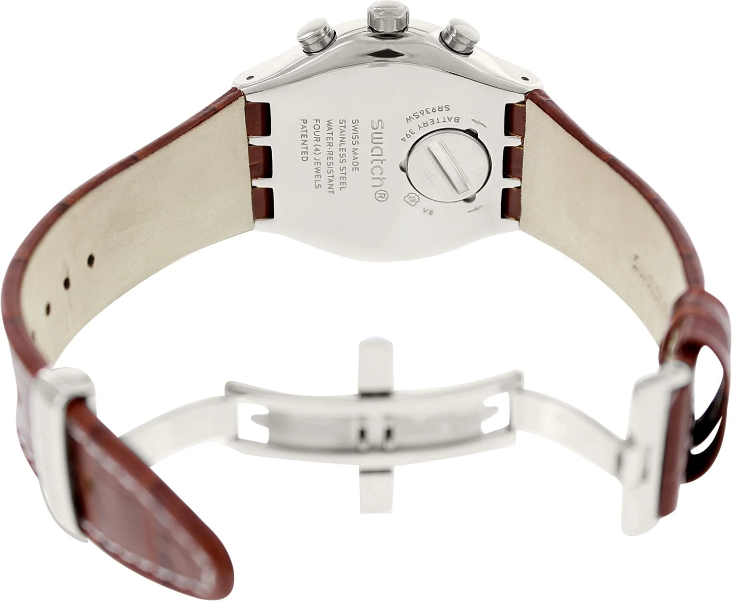 YVS414 Reloj Swatch Back To the Roots de caballero correa de piel - Image 6