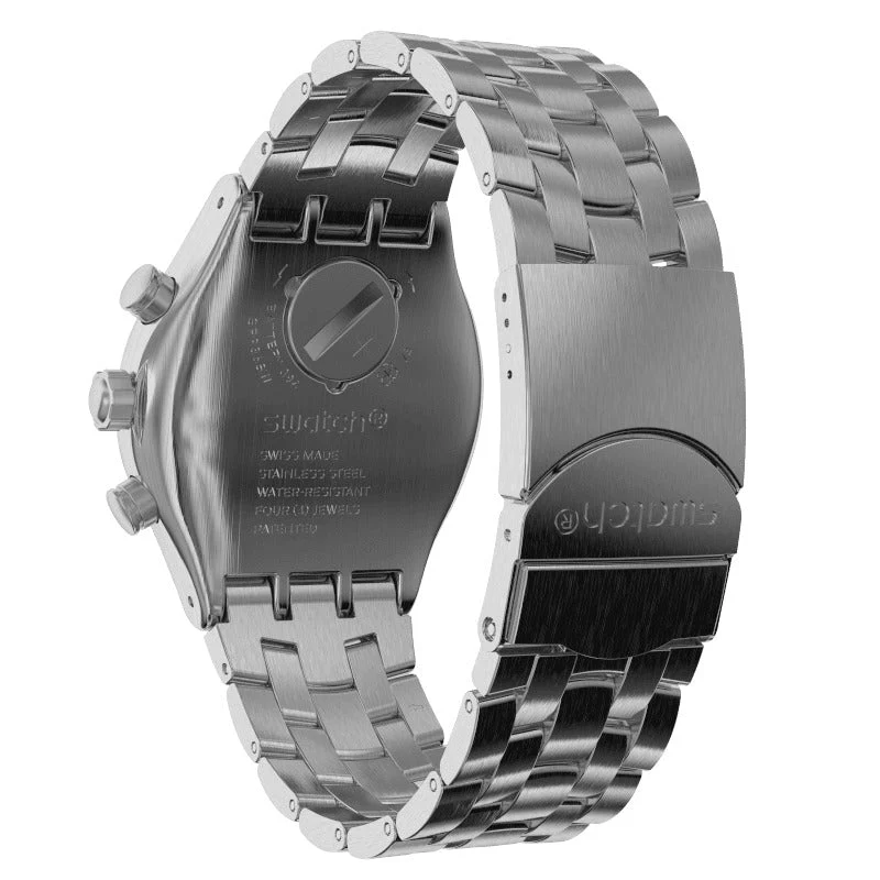 YVS447G Reloj Swatch Silver Again de hombre correa de metal 43 mm - Image 3