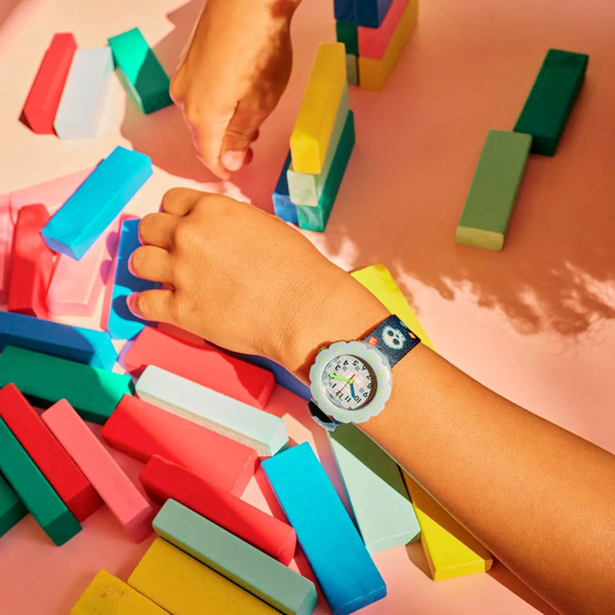 ZFPSP066 Swatch Flik Flak reloj de niños pulsera de tela - Image 3